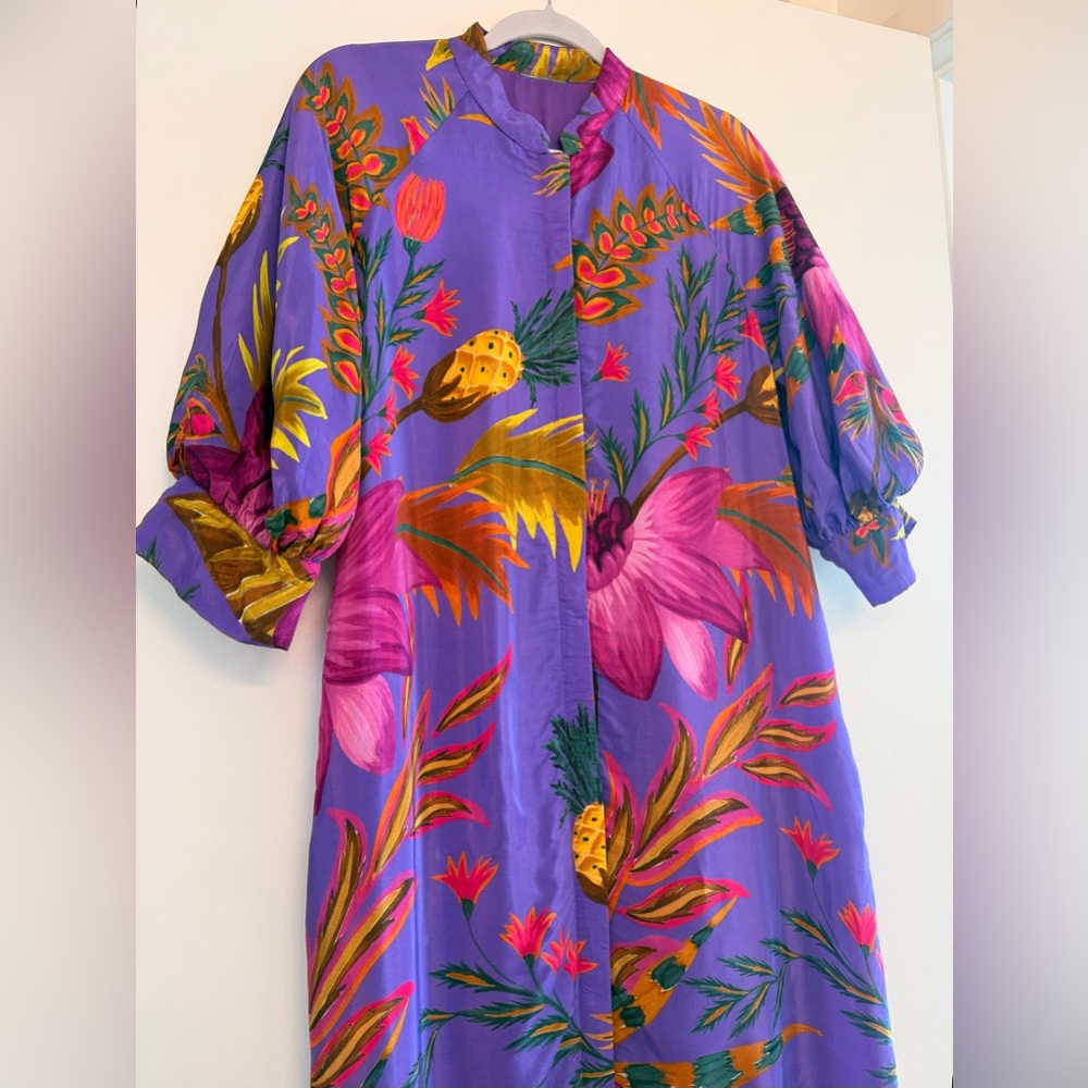 Vibrant Floral Maxi Dress - Picture 4 of 10